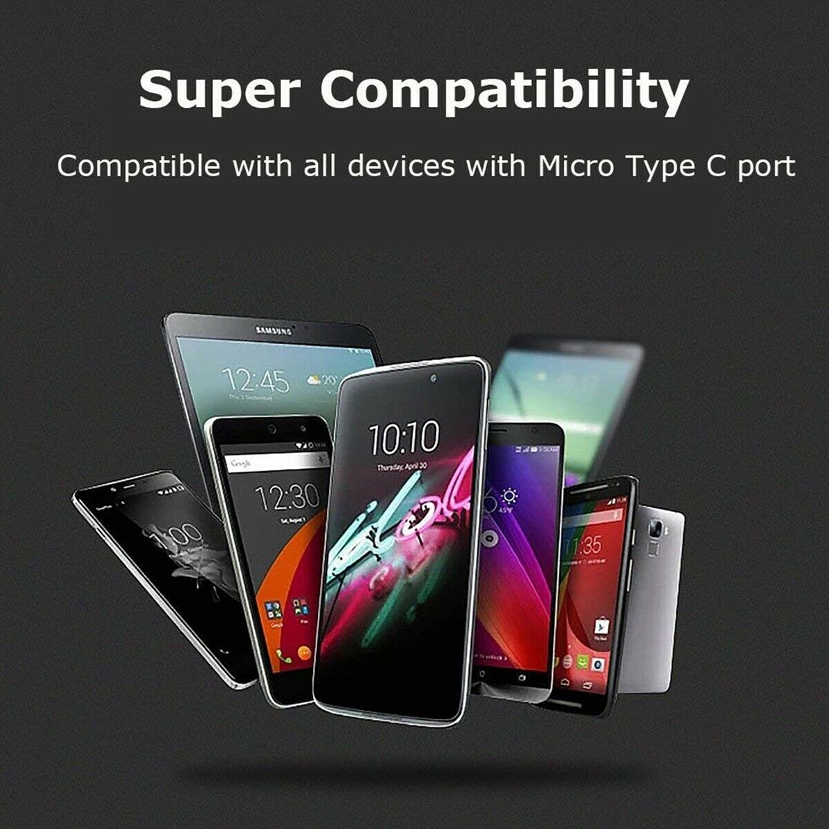 USB C to USB C Cable Type-C Super High Speed Charging Charger Cable For Samsung Galaxy S20 S10 S9 S8 A5 Tab A 10.1 8.0 Note 10 9 8
