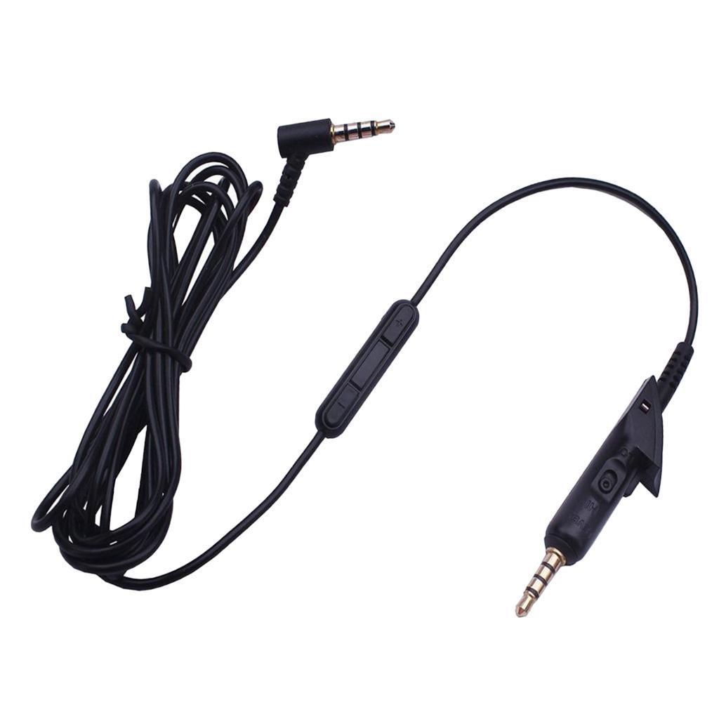 Audio Cable Remote Wire Cord with Mic Remote for BOSE QuietComfort 15 QC15 Headphones Android iPhone