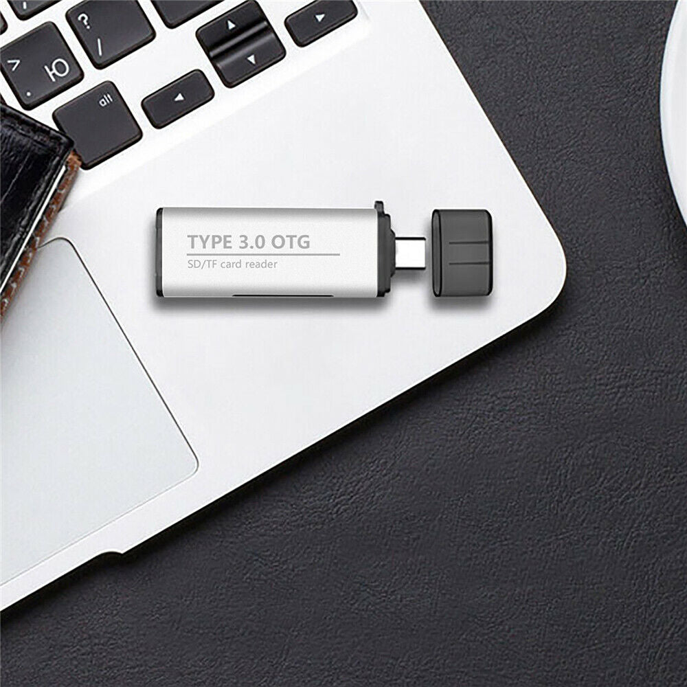 USB C SD/ Micro SD/ TF Memory Card Reader Type-C to Female USB 3.0 OTG Memory Adapter Phone Laptop Computer