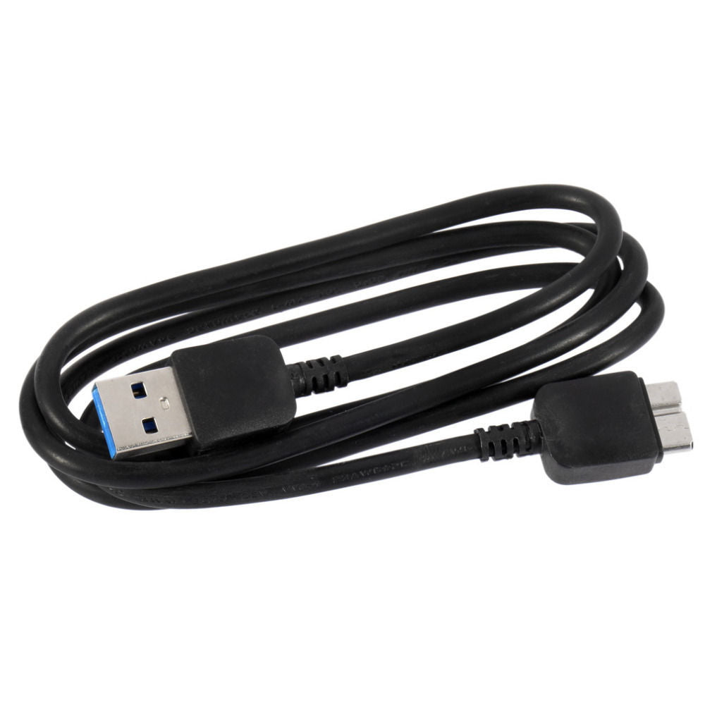 USB 3.0 Male A to Micro B Data Charger Charging Power Cable Cord For Seagate WD Hard Drive,Samsung Galaxy S5 Note 3 4G N9000 N9005 Black