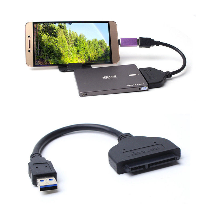 USB 3.0 To SATA Converter Adapter Cable For 2.5" External HDD SSD Hard Drive