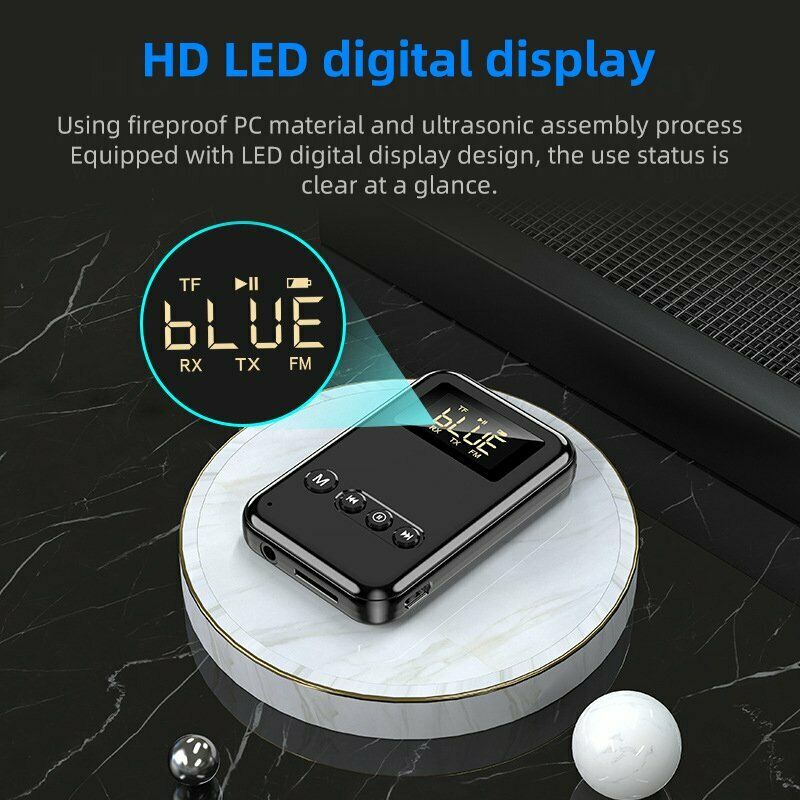 5-in-1 Bluetooth 5.0 Adapter for Audio Transmitter/Receiver 3.5mm Stereo Audio