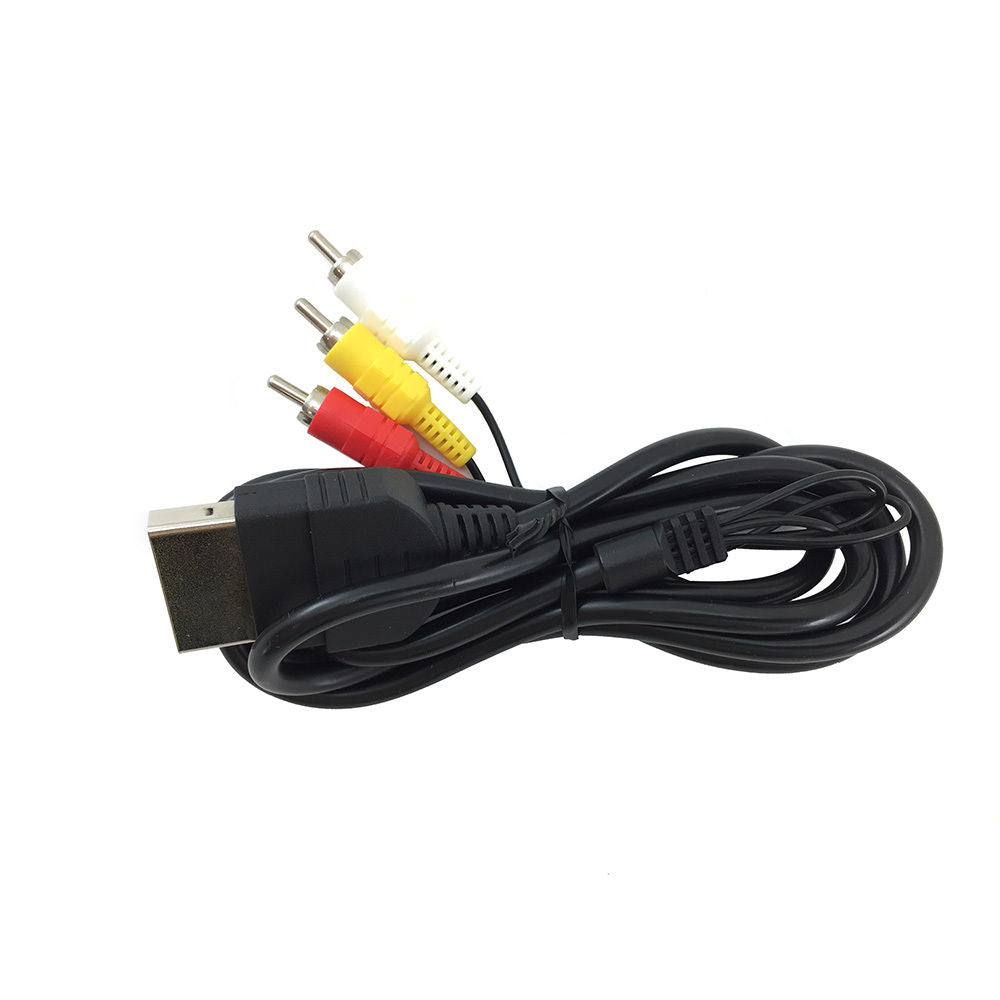 TV AV 3 RCA Audio Video Cable Cord for Microsoft Original Xbox 1st Generation
