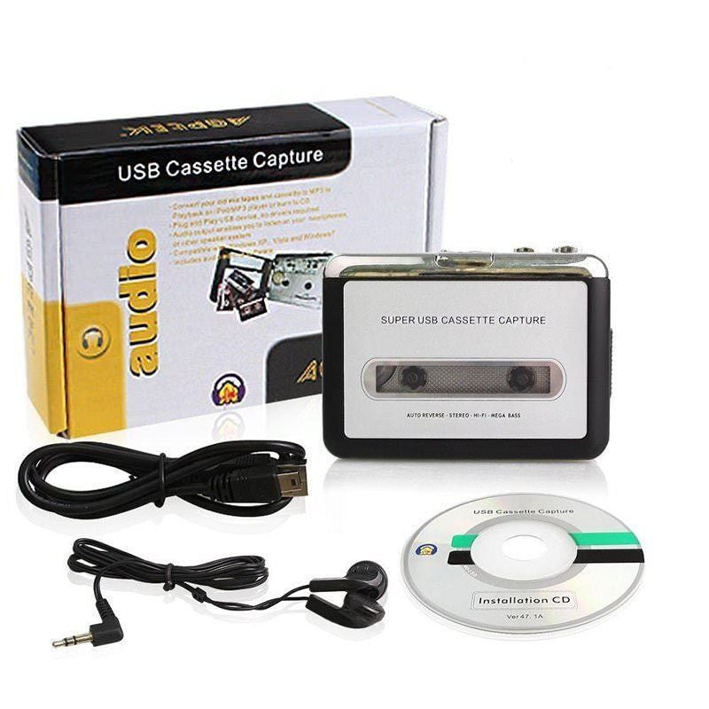 Tape to PC USB Cassette MP3 CD Converter Capture Digital Audio Music Player