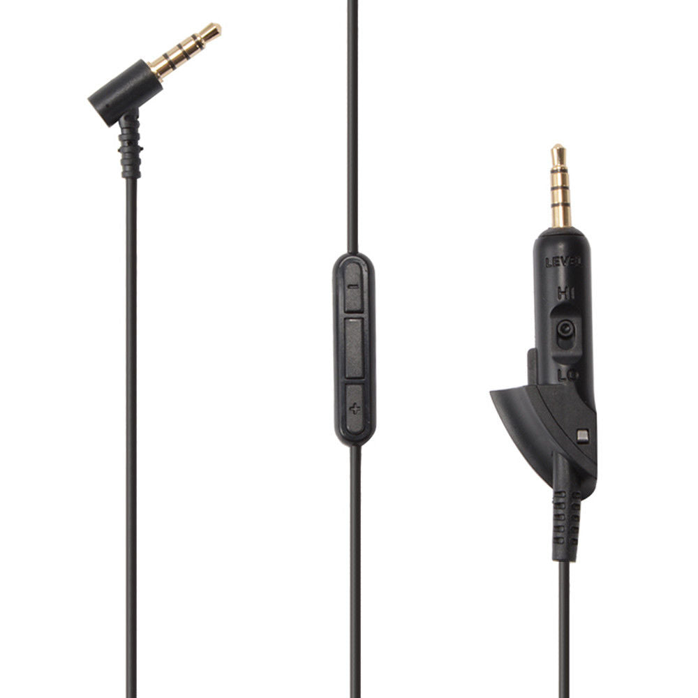 Audio Cable Remote Wire Cord with Mic Remote for BOSE QuietComfort 15 QC15 Headphones Android iPhone
