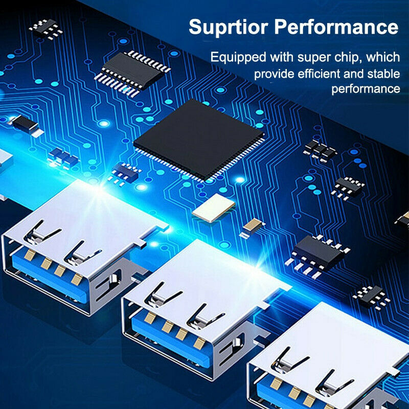 USB C HUB 3.0 Type C 4-Port Multi-Splitter OTG Adapter for PC Android Laptop Mac