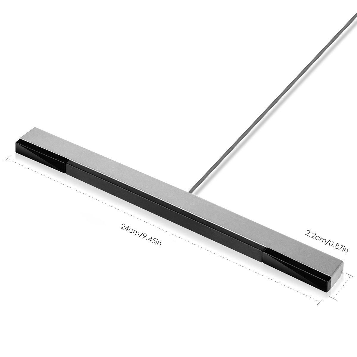 New Wired Infrared Motion Sensor Bar with Stand for Nintendo Wii / Wii U Console