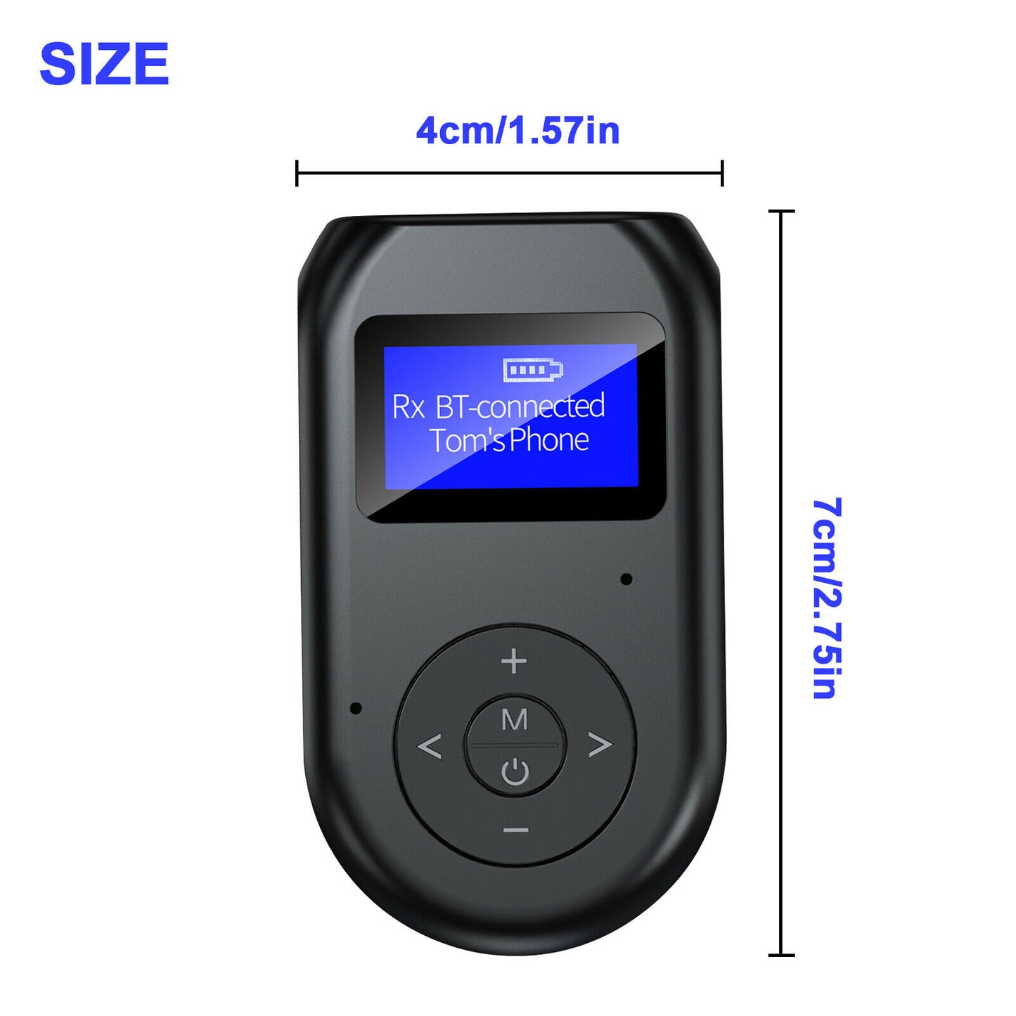 3in1 Bluetooth 5.0 Wireless Audio Adapter Transmitter Receiver with 3.5mm for TV PC Stereo System Headphones Speaker