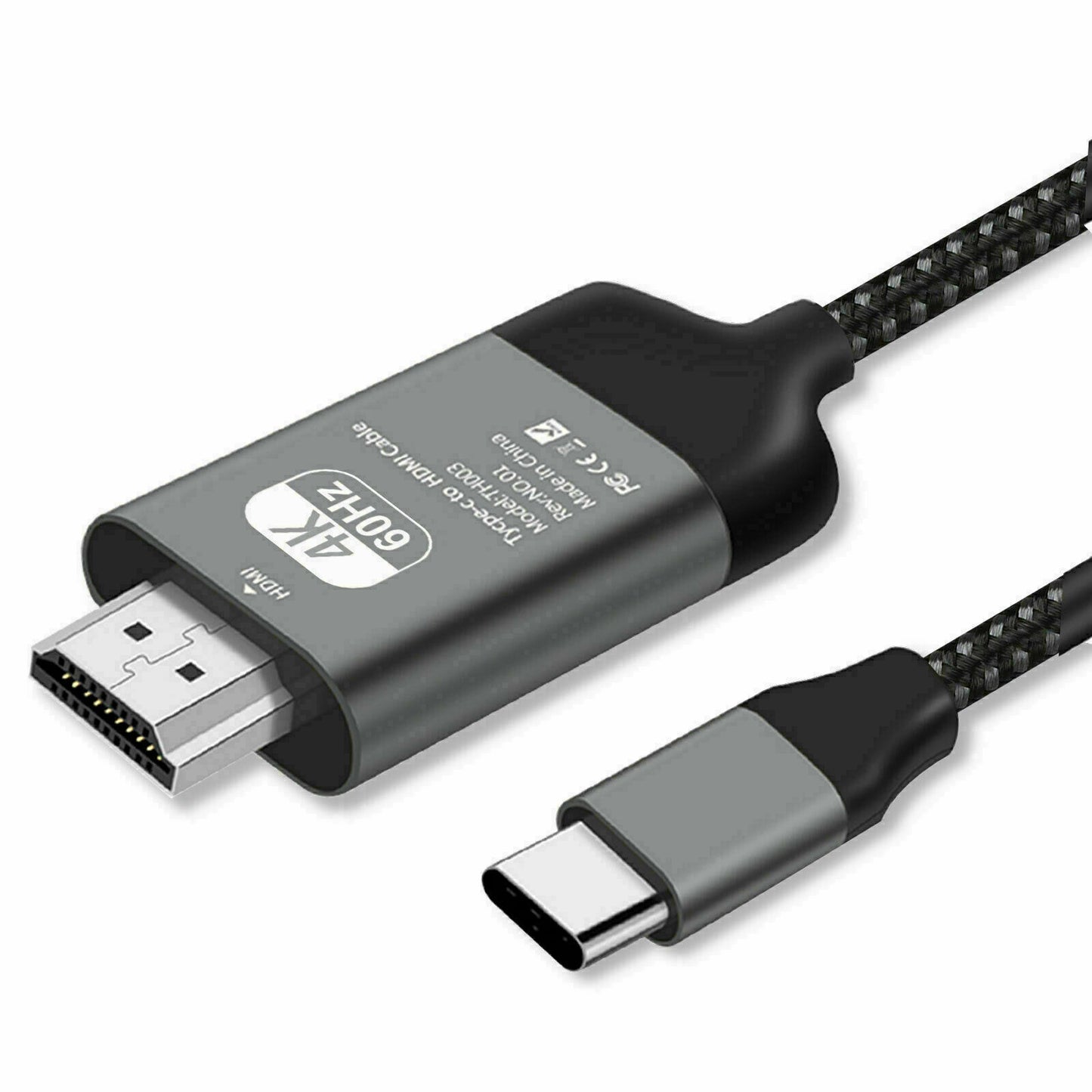 4K USB Type C 3.1 Male to HDMI Male HDTV AV TV Adapter Converter Cable For Samsung Galaxy S9 S10 S20 S21 Note 9 10 20 MacBook