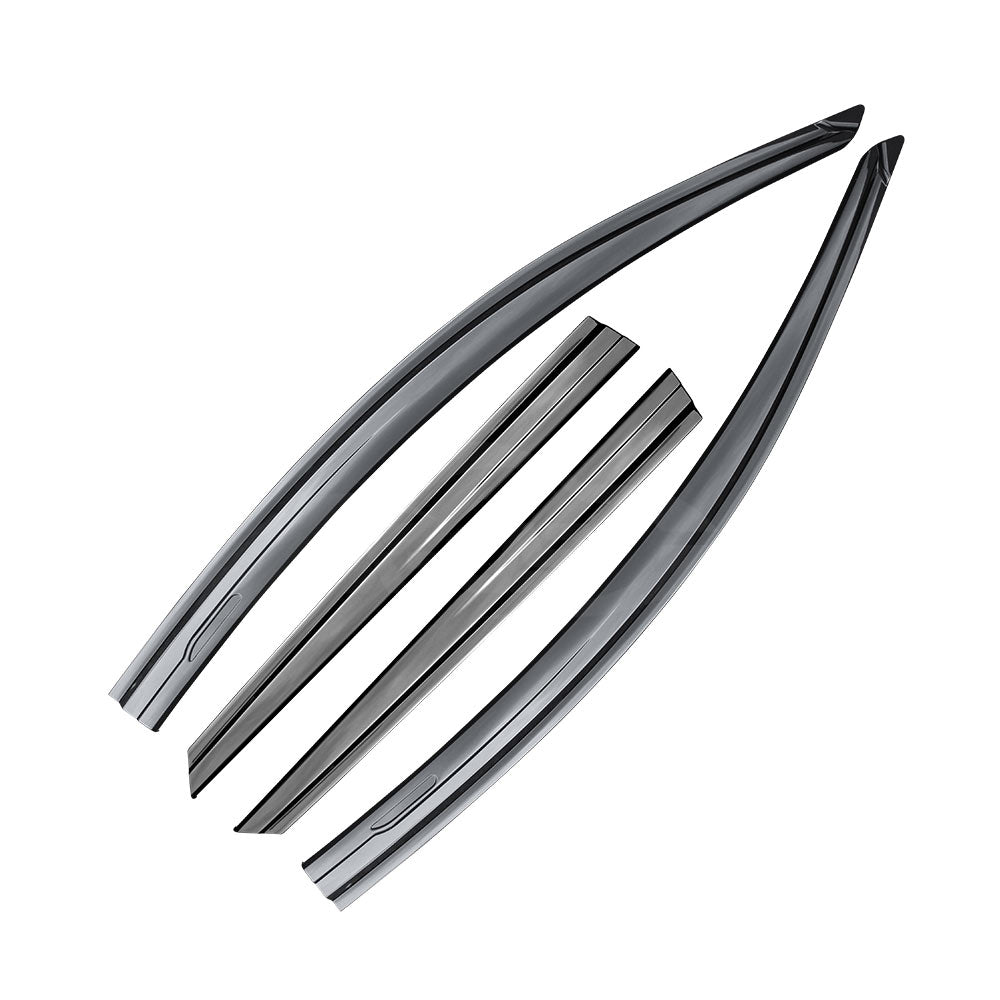 Premium Weathershields for Kia Stonic 2020-Onwards Dual Cab Car Weather Shields Wind Deflectors Window Sun Visor 4-Piece Set