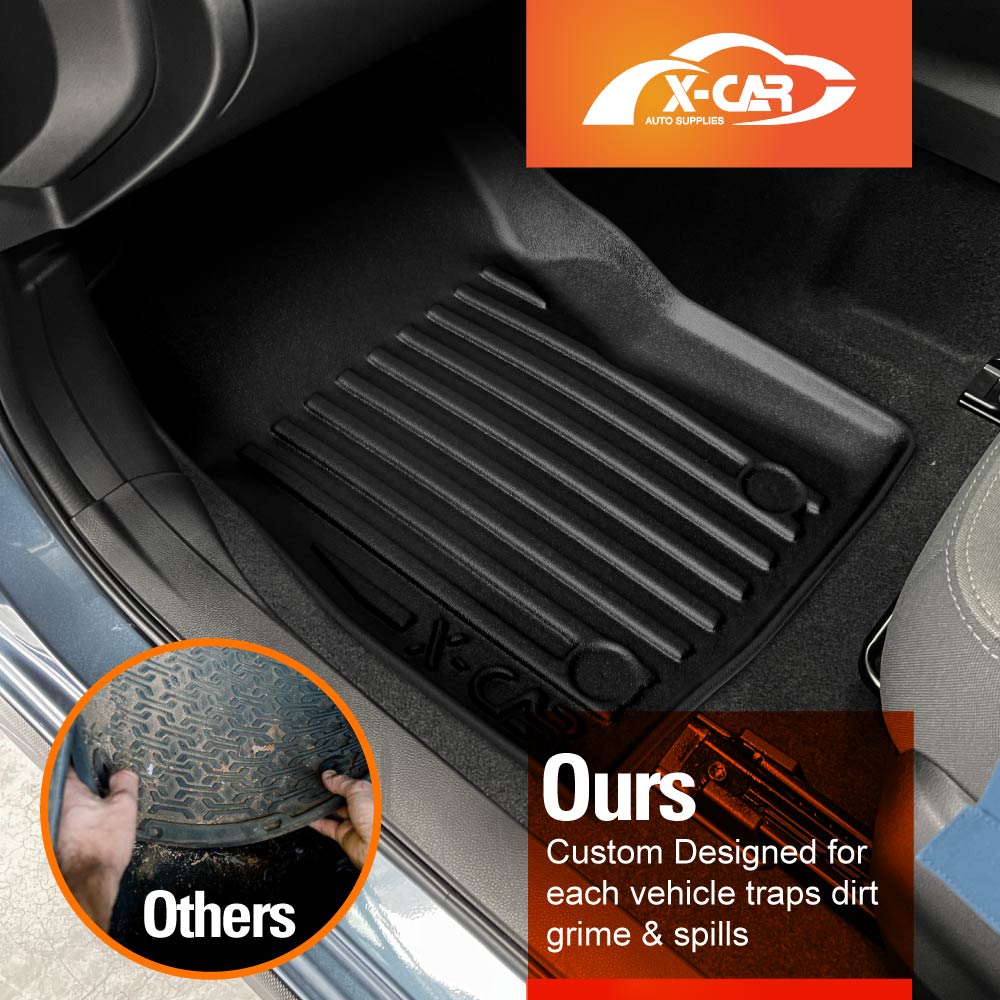 3D Floor Mats Boot Liner for Subaru Crosstrek 2023-Onwards All Weather Heavy Duty Cargo Car Trunk Luggage Tray