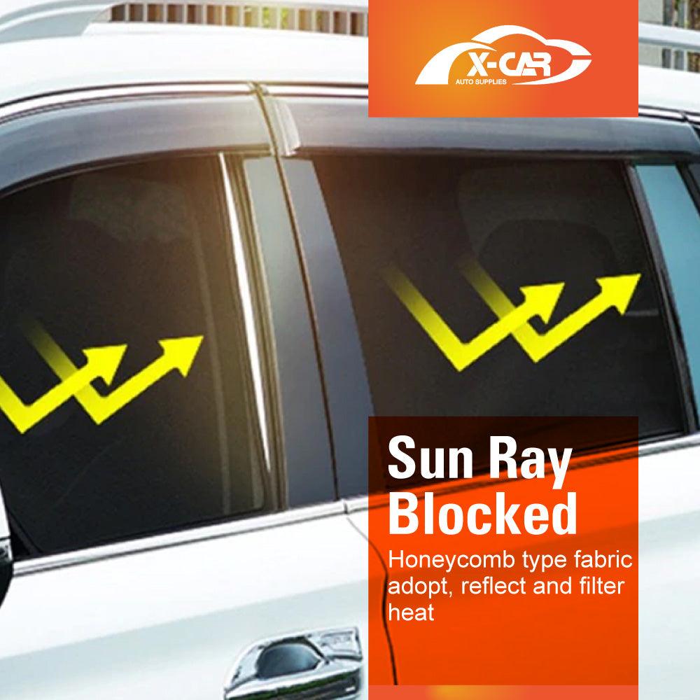 Window Sun Shades for Nissan X-trail Xtrail T33 2022-Onwards Car UV Protection Windscreen Blind Mesh
