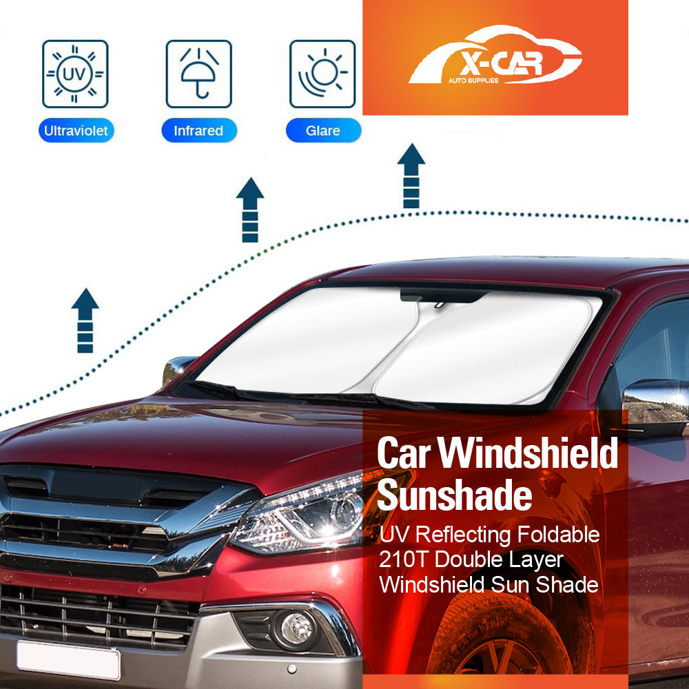 WindScreen Sun Shade for Isuzu MU-X MUX 2013-2021 Blocks UV Rays Sun Visor Protector Foldable Sunshade