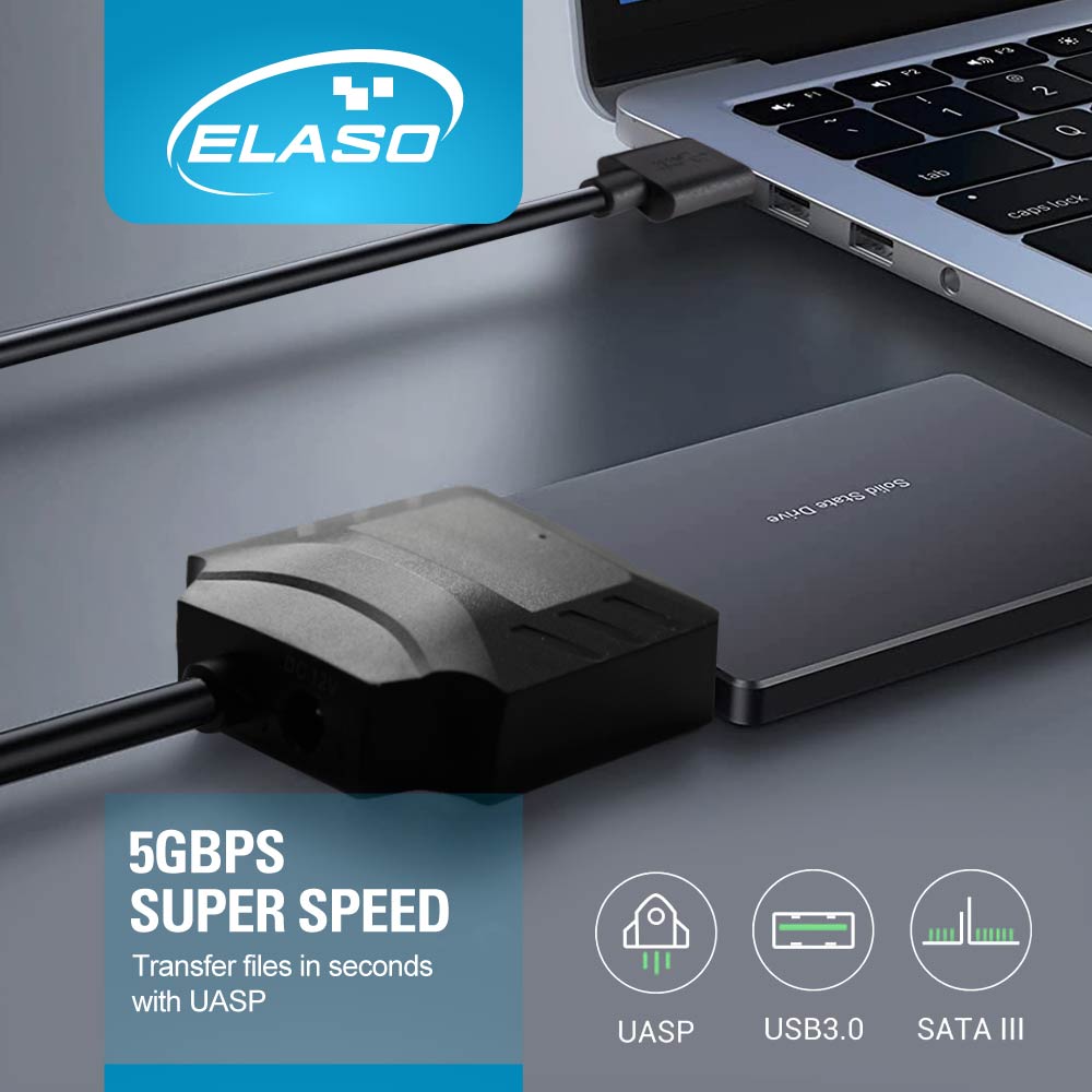 USB 3.0 to SATA III Adapter Cable Converter for 2.5" 3.5��� Hard Drives Disk HDD and Solid State Driv