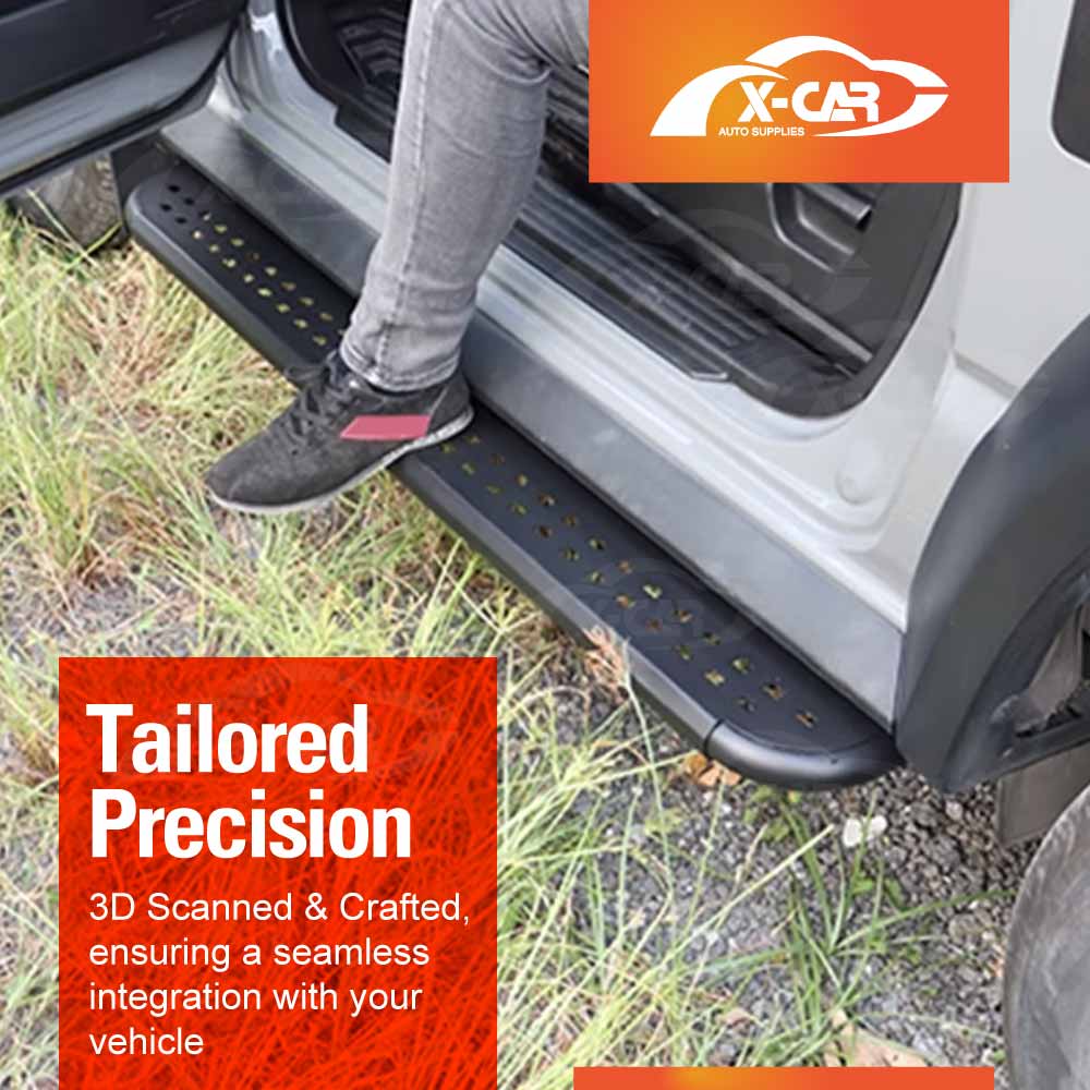 Side Step Bars for Suzuki Jimny 3-Door 2018-Onwards Door Step Pedal Panel Exterior Accessories 2PCS