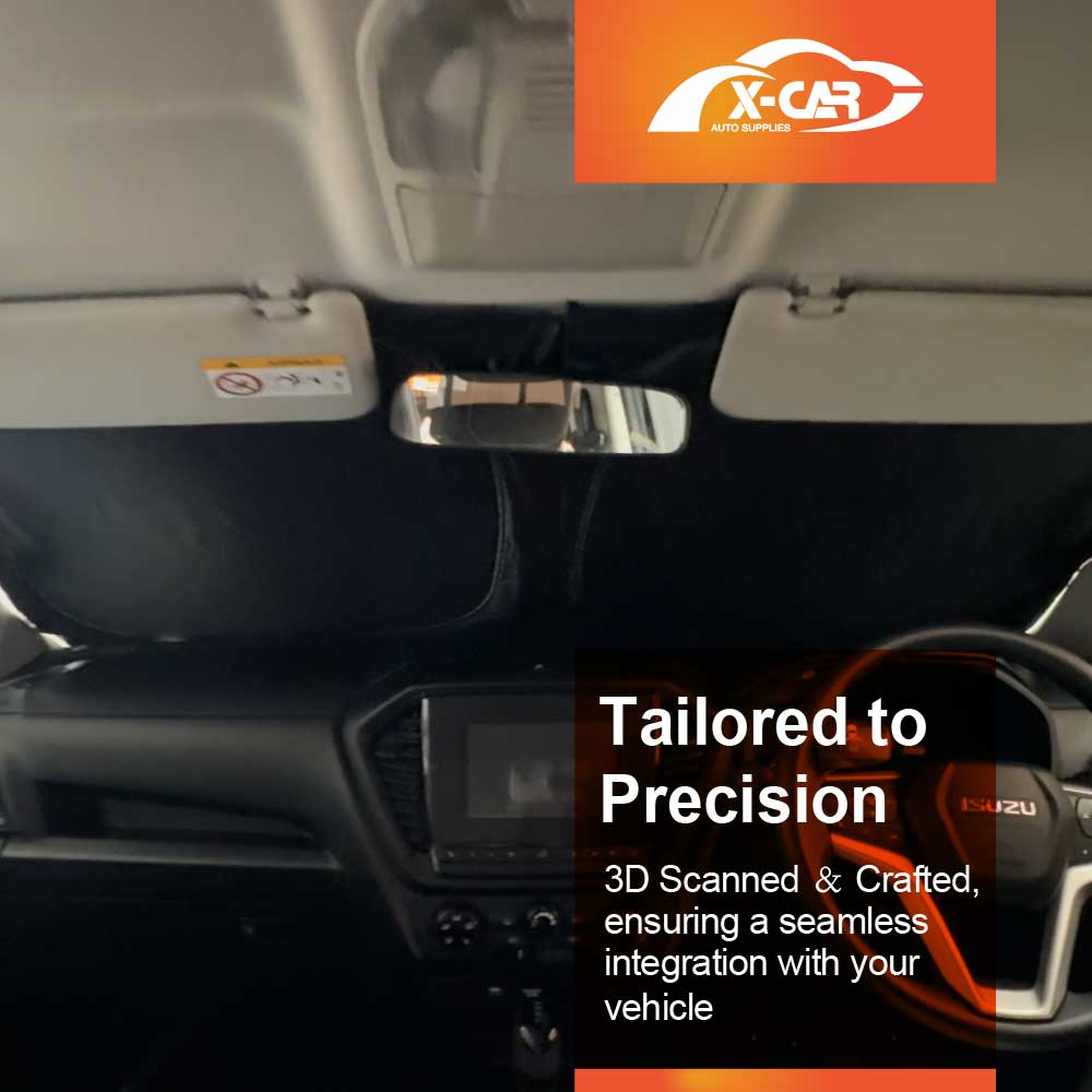 WindScreen Sun Shade for Isuzu MU-X MUX 2013-2021 Blocks UV Rays Sun Visor Protector Foldable Sunshade