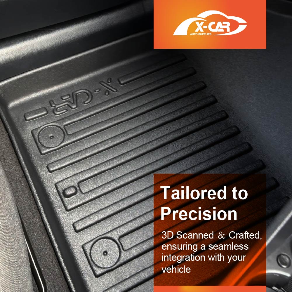 3D Floor Mats Boot Liner for Kia Picanto 2016-2025 All Weather Heavy Duty Cargo Car Trunk Luggage Tray