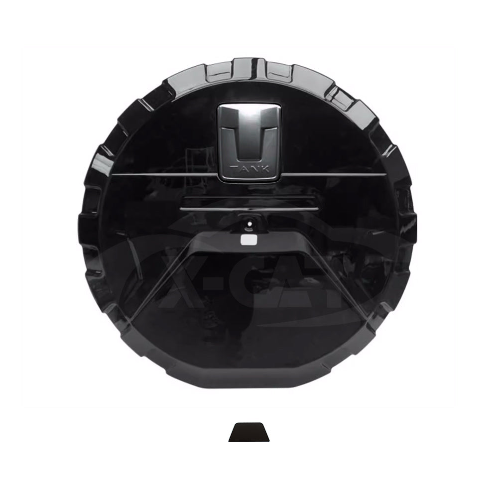 Glossy Black Spare Wheel Cover for GWM Tank 300 2023-2025 Tire Protective Case Exterior Modification Accessories