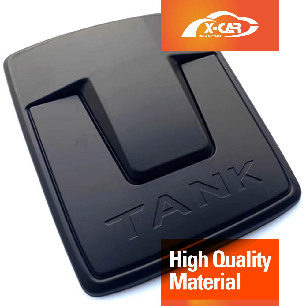 Front Logo Badge for GWM Tank 300 2023-2025 Emblem Decals Sticker Cover Accessories Matt Black