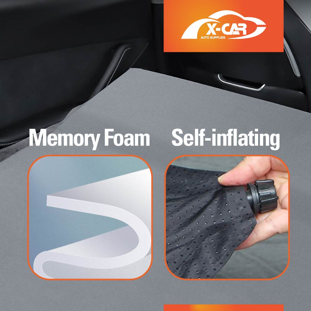Tesla Model Y 2022-2025 Portable Twin Size Camping Bed Mattress High Density Memory Foam in Car Sleeping Pad with Storage Bag