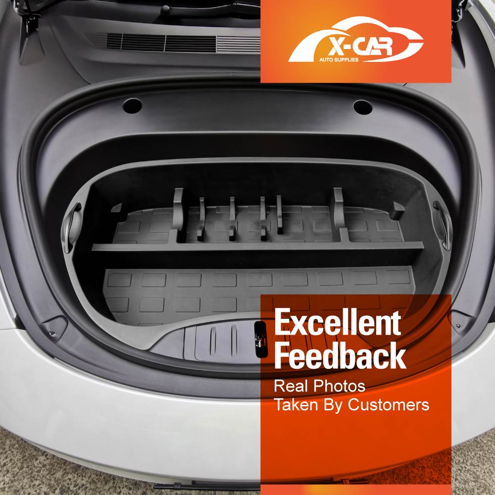 Tesla Model 3 Front Trunk Cargo Organizer Frunk Storage Box Organiser Tray Accessories