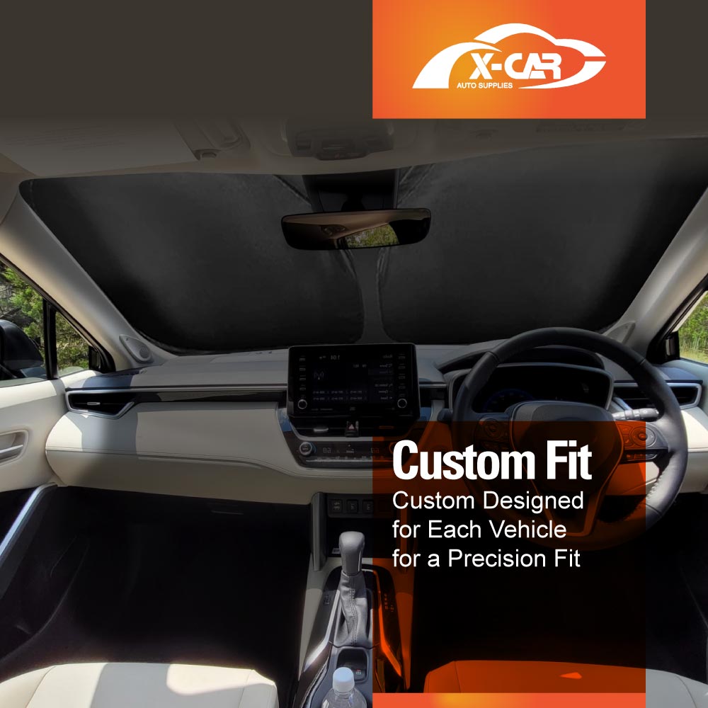 WindScreen Sun Shade for Toyota Corolla Cross 2022-2025 Blocks UV Rays Foldable Custom Wind Screen Sun Visor Protector