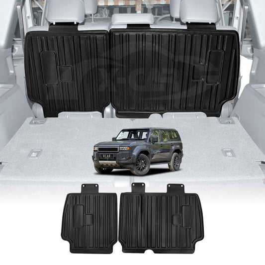 Back Seat Protector for Lexus GX 550 GX550 2024-Onwards All Weather Heavy Duty Car Seat Kick Mats Cover