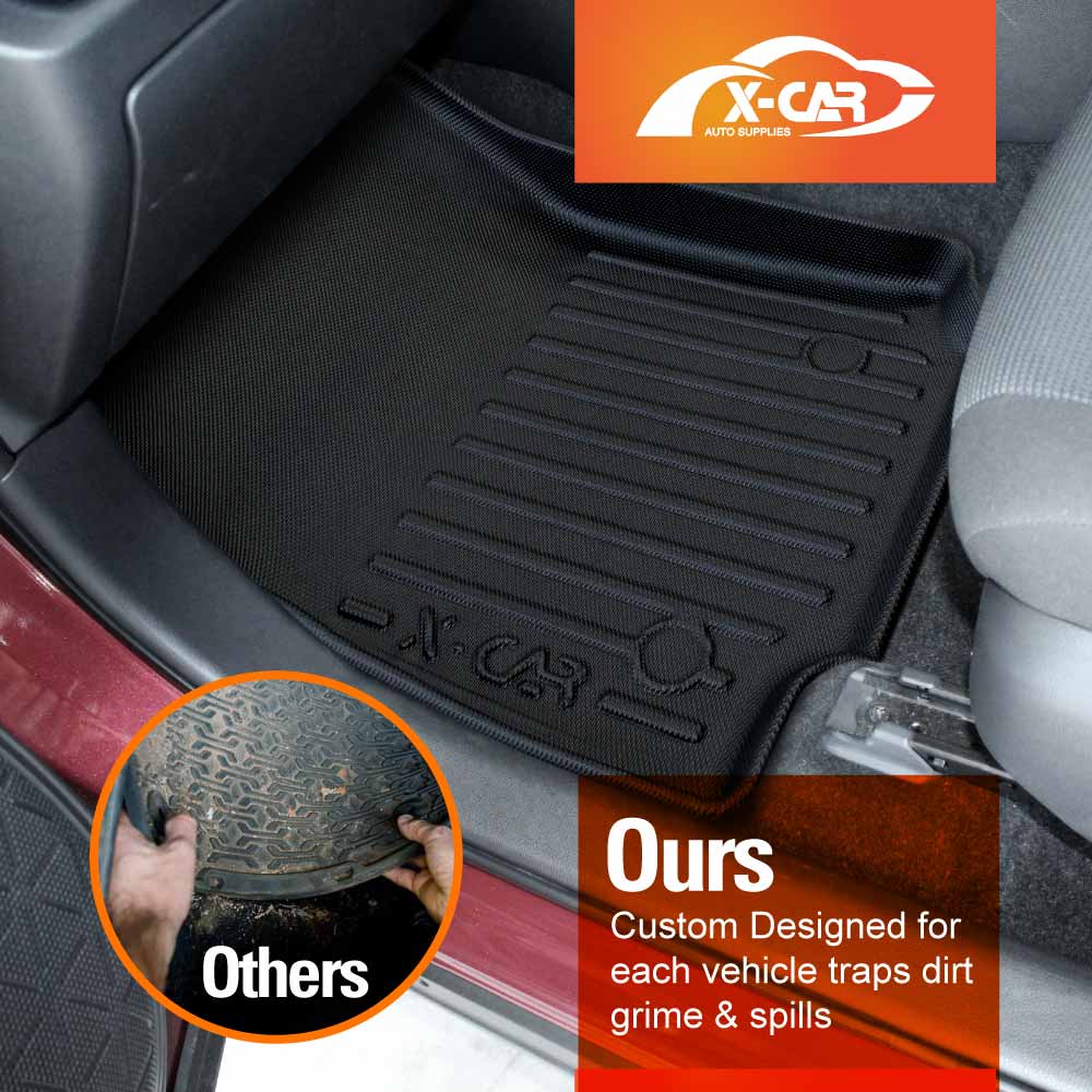 3D Floor Mats for Toyota Rav4 Rav 4 2019-Onwards Heavy Duty All Weather Car Mats Carpet Liner Set