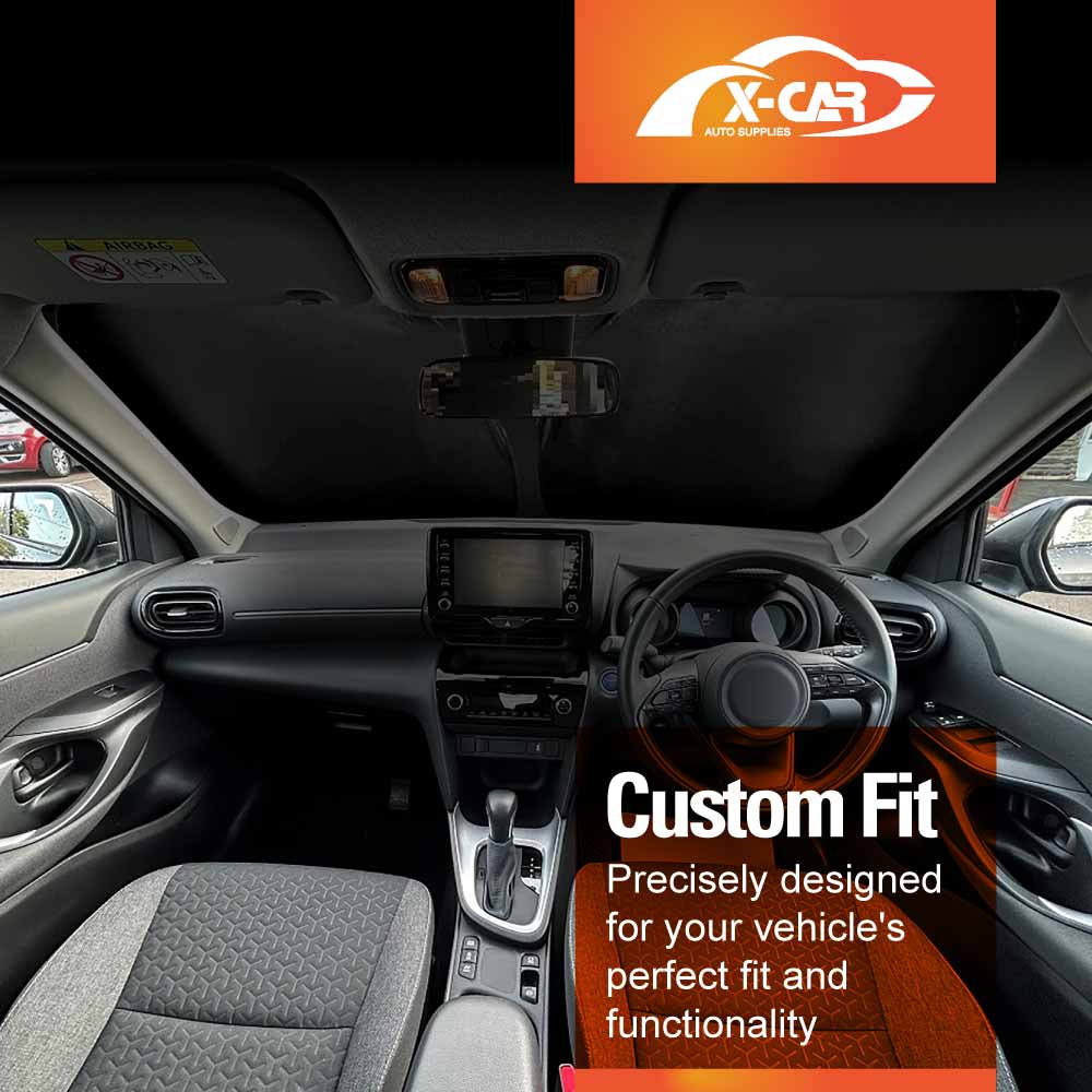 WindScreen Sun Shade for Toyota Yaris Cross MXP Series 2020-2025 Blocks UV Rays Foldable Custom Wind Screen Sun Visor Protector