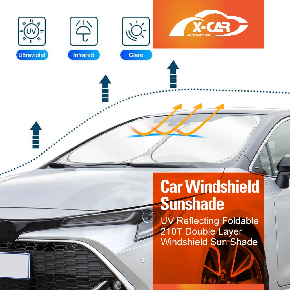 WindScreen Sun Shade for Toyota Corolla Hatch Sedan 2018-2025 Blocks UV Rays Foldable Custom Wind Screen Sun Visor Protector