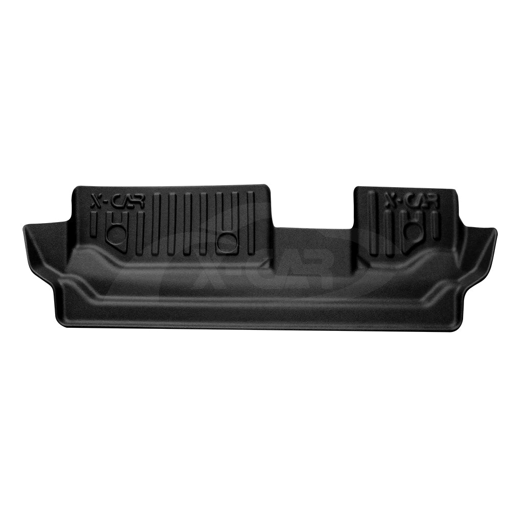 Third Row Seat Floor Mat for Volkswagen VW Tiguan Allspace 2018-2024 Heavy Duty All Weather Car Mats Carpet Liner Set