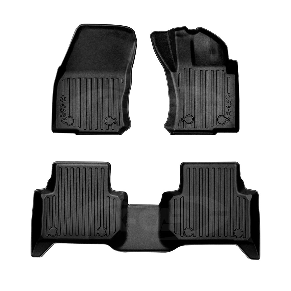 3D Floor Mats for Volkswagen VW Tiguan 2016-2024 Heavy Duty All Weather Car Mats Carpet Liner Set