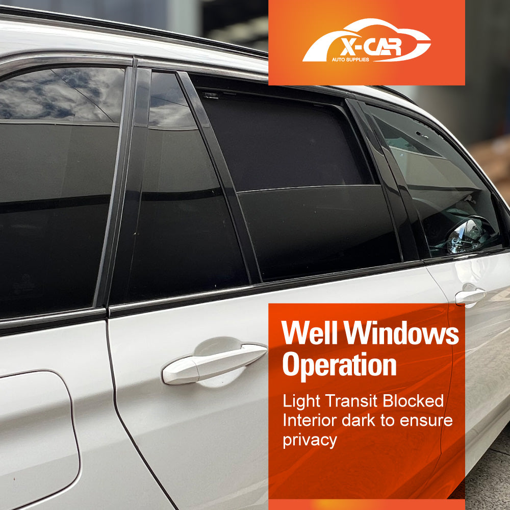 Window Sun Shades for Toyota LandCruiser 2007-2021 Car Custom Rear Windscreen Shade Sun Blind Mesh