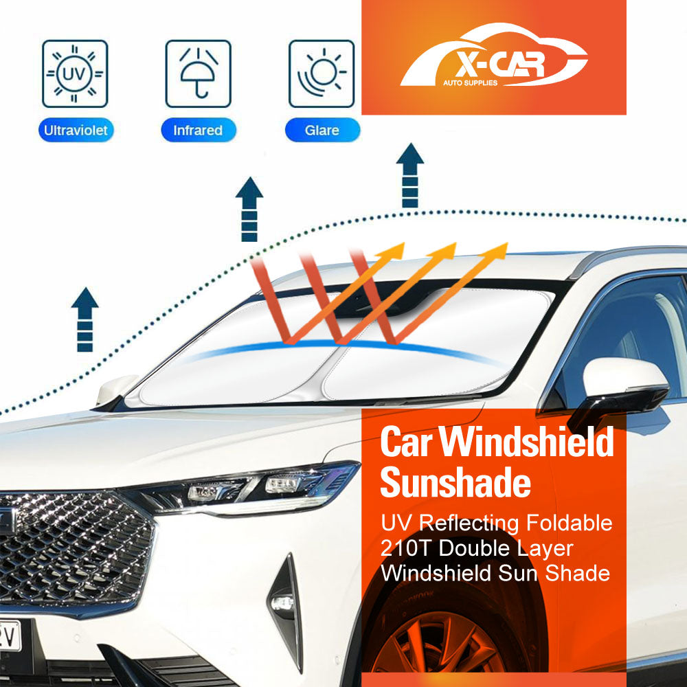 WindScreen Sun Shade for GWM Haval H6/H6 GT 2021-2025 Blocks UV Rays Foldable Custom Wind Screen Sun Visor Protector