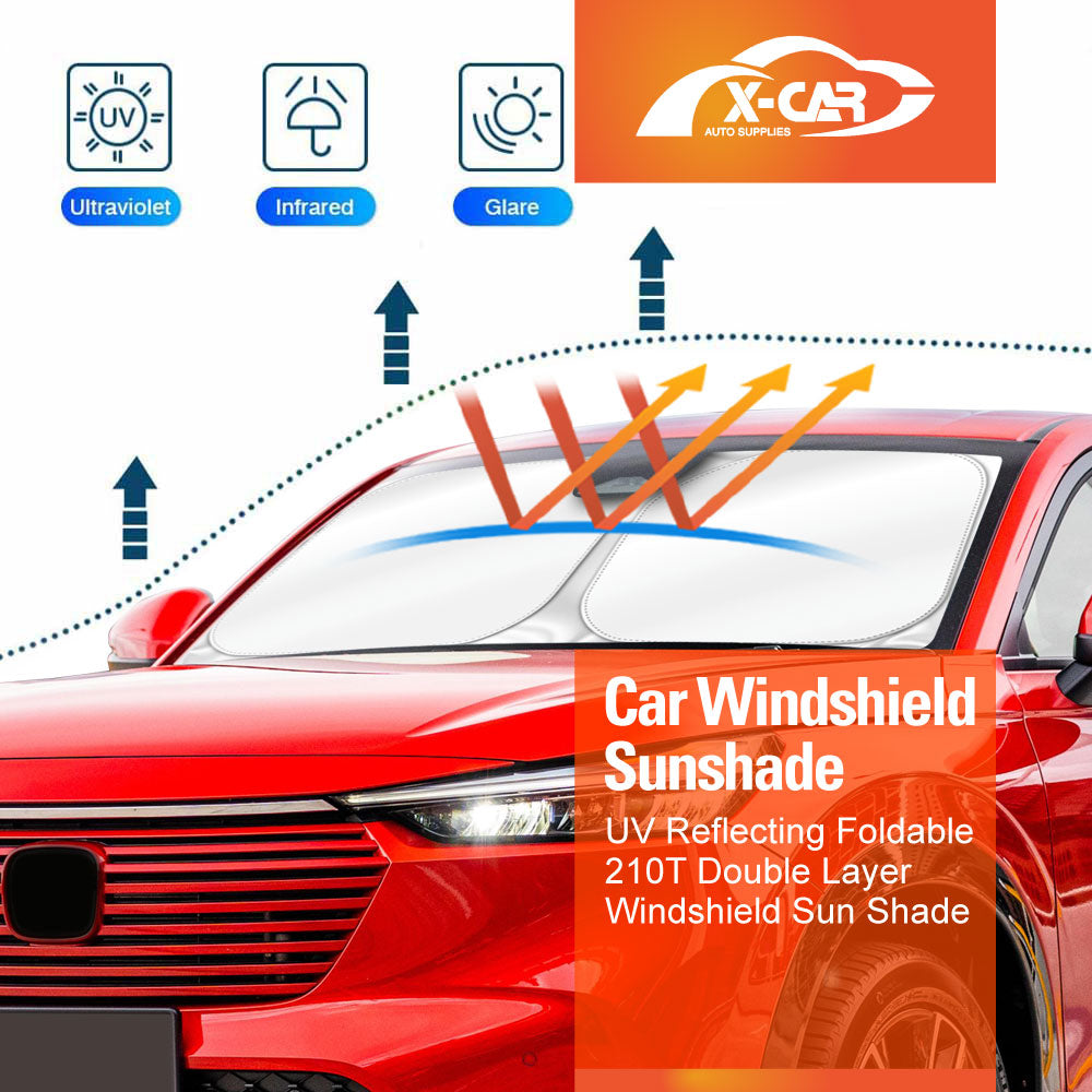 WindScreen Sun Shade for Honda HR-V HRV 2022-2025 Blocks UV Rays Foldable Custom Wind Screen Sun Visor Protector