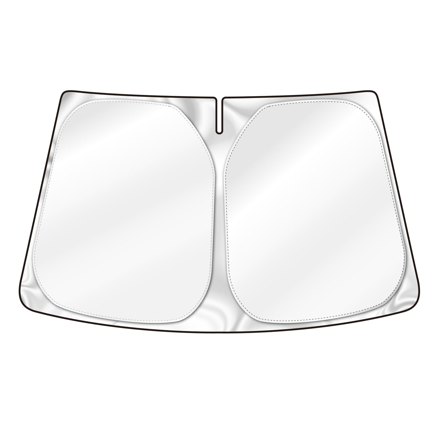 WindScreen Sun Shade for Tesla Model Y 2022-2025 Blocks UV Rays Foldable Custom Sun Visor Protector