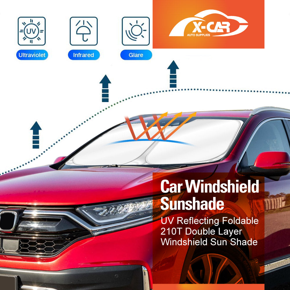 WindScreen Sun Shade for Honda CR-V CRV 2017-2023 Blocks UV Rays Foldable Custom Wind Screen Sun Visor Protector