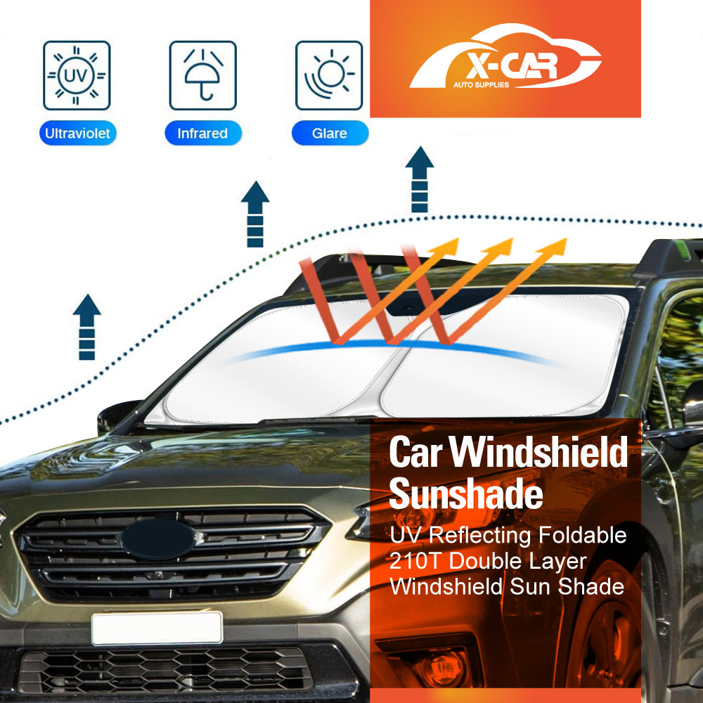 WindScreen Sun Shade for Subaru Outback 2015-2025 Blocks UV Rays Foldable Custom Wind Screen Sun Visor Protector