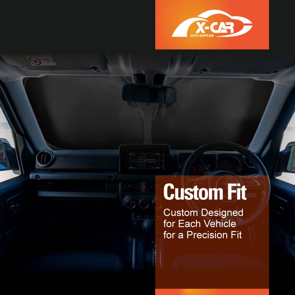 WindScreen Sun Shade for Suzuki Jimny XL 5-Door 2023-2025 Blocks UV Rays Foldable Custom Wind Screen Sun Visor Protector