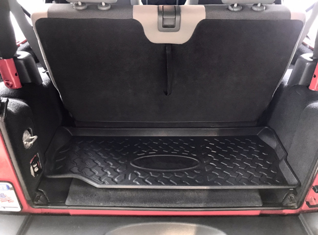 Heavy Duty Trunk Cargo Mat Boot Liner Luggage Tray Fit Jeep Wrangler JK Series 2011-2018