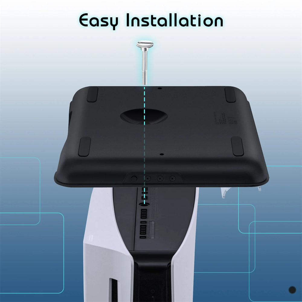 Vertical Stand with Cooling Fan and Dual Controller Charging Charger Dock Station for Sony Playstation 5 PS5 Console and Controllers