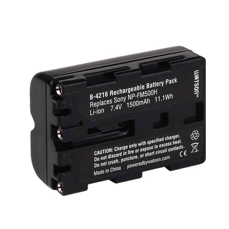 Replacement NP-FM500H Battery for Sony Alpha a57 a58 a65 a68 a77 a99 SLT-A65V DSLR-A350 SLT-A65 SLT-A77V SLT-A57 Camera Camcorder