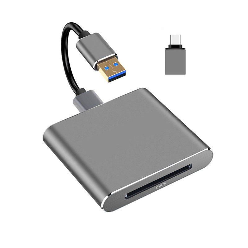 CFast 2.0 Memory Card Reader Writer with USB 3.0/USB Type C Compatible with SanDisk Lexar Transcend Sony Card