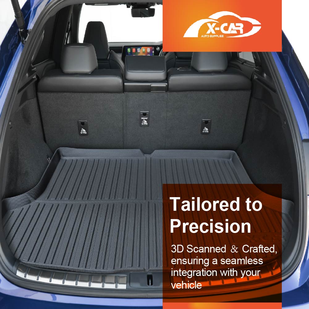 3D Floor Mats Boot Liner Set for Lexus RX350 RX350h RX500h 2022-Onwards All Weather Heavy Duty Cargo Kick Back Seat Protector Cover