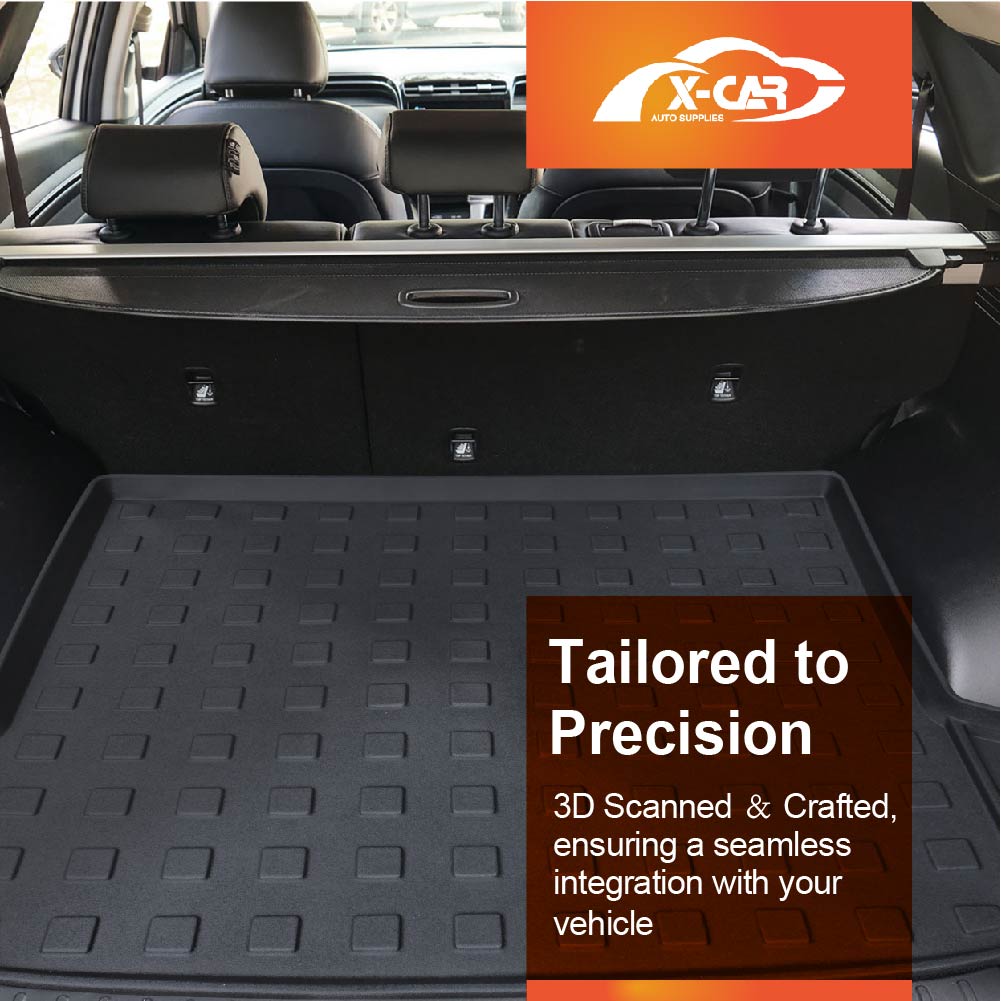 Heavy Duty Cargo Trunk Mat Boot Liner Luggage Tray for Hyundai Tucson 2021-Onwards