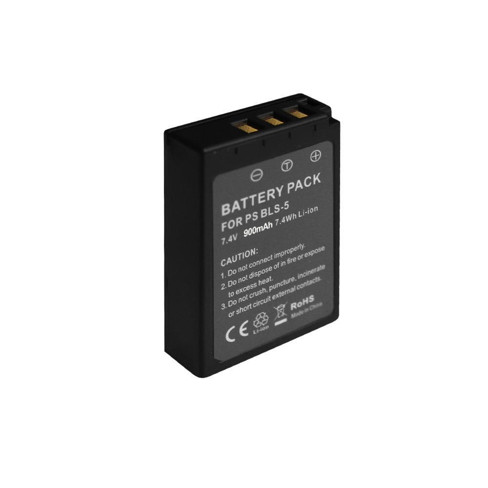 Replacement Battery for Olympus BLS-01 BLS-1 BLS-5 BLS-50 PS-BLS1 PS-BLS5 OM-D E-M10 Mark 2 3 4 E-M5 Mark 3 PEN E-P1 E-P2 E-P3 E-PL10 E-PL2 E-PL7