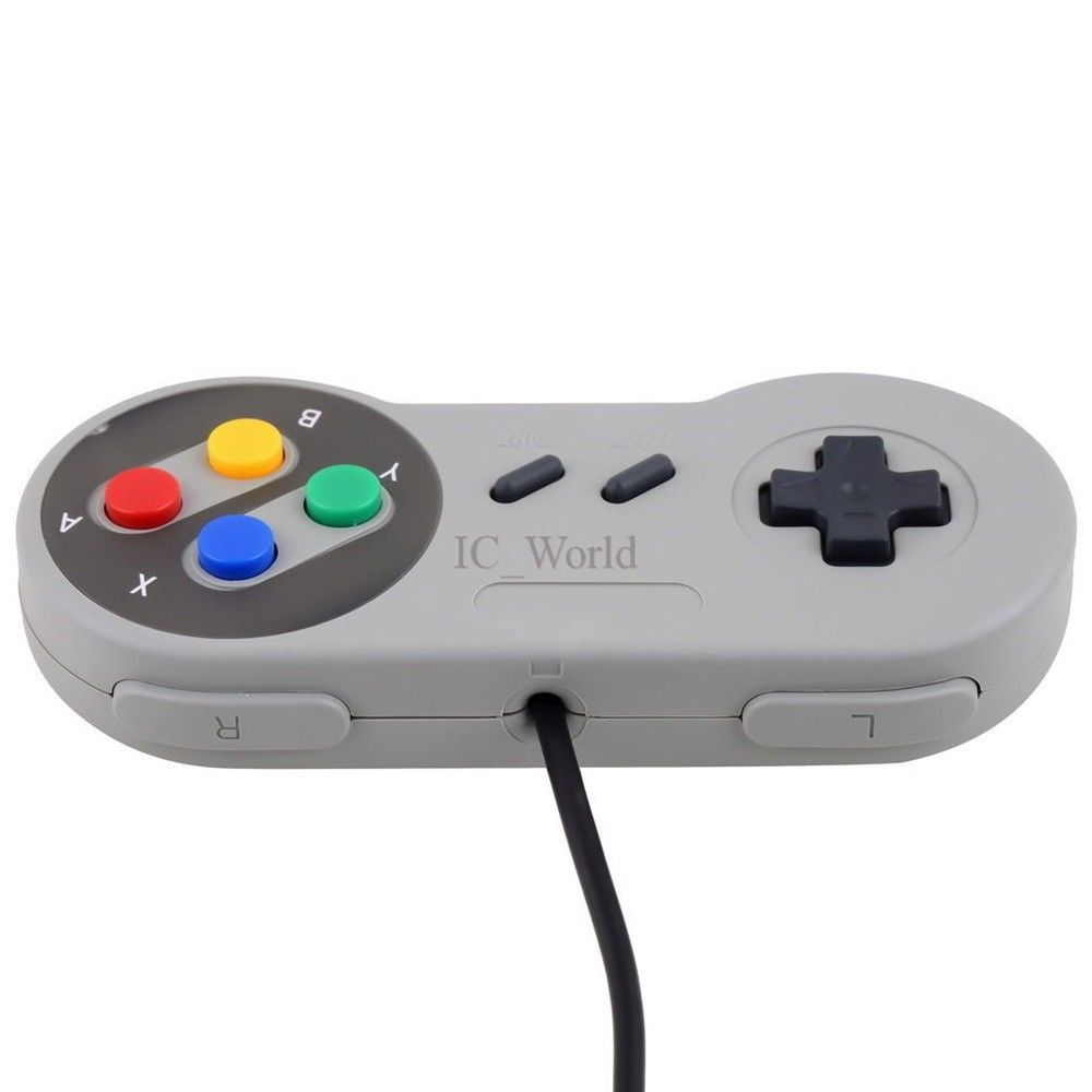 Classic SNES SFC Style Retro Game USB Controller Gamepad Joystick Joypad For PC MAC Windows
