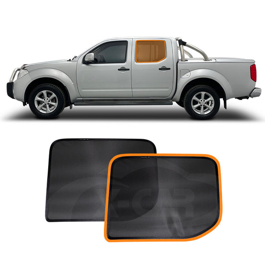 Rear Window Sun Shade for Nissan Navara D40 Dual Cab 2005-2015 Car Sun Blind Mesh