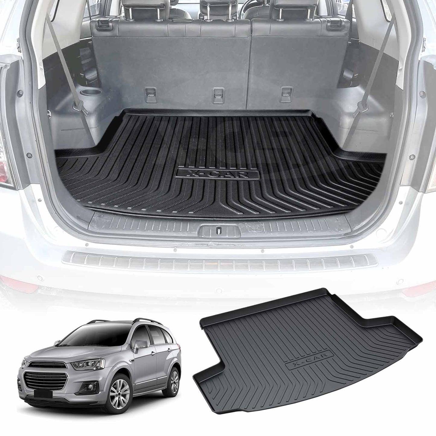 Boot Liner for Holden Captiva 2006-2017 Heavy Duty All Weather Cargo Car Trunk Mat Luggage Tray
