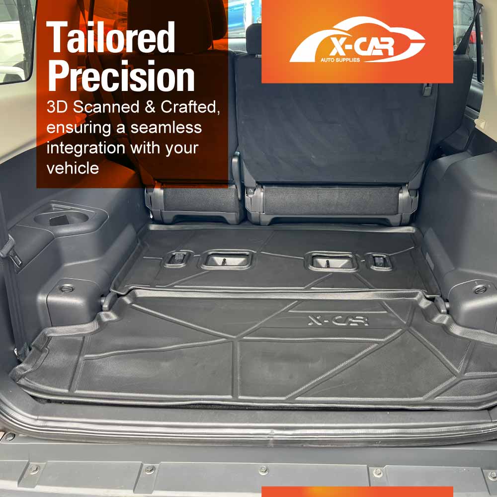 Heavy Duty Cargo Mat Boot Liner for Mitsubishi Pajero 2006-2022 Heavy Duty Cargo Trunk Mat Luggage Tray